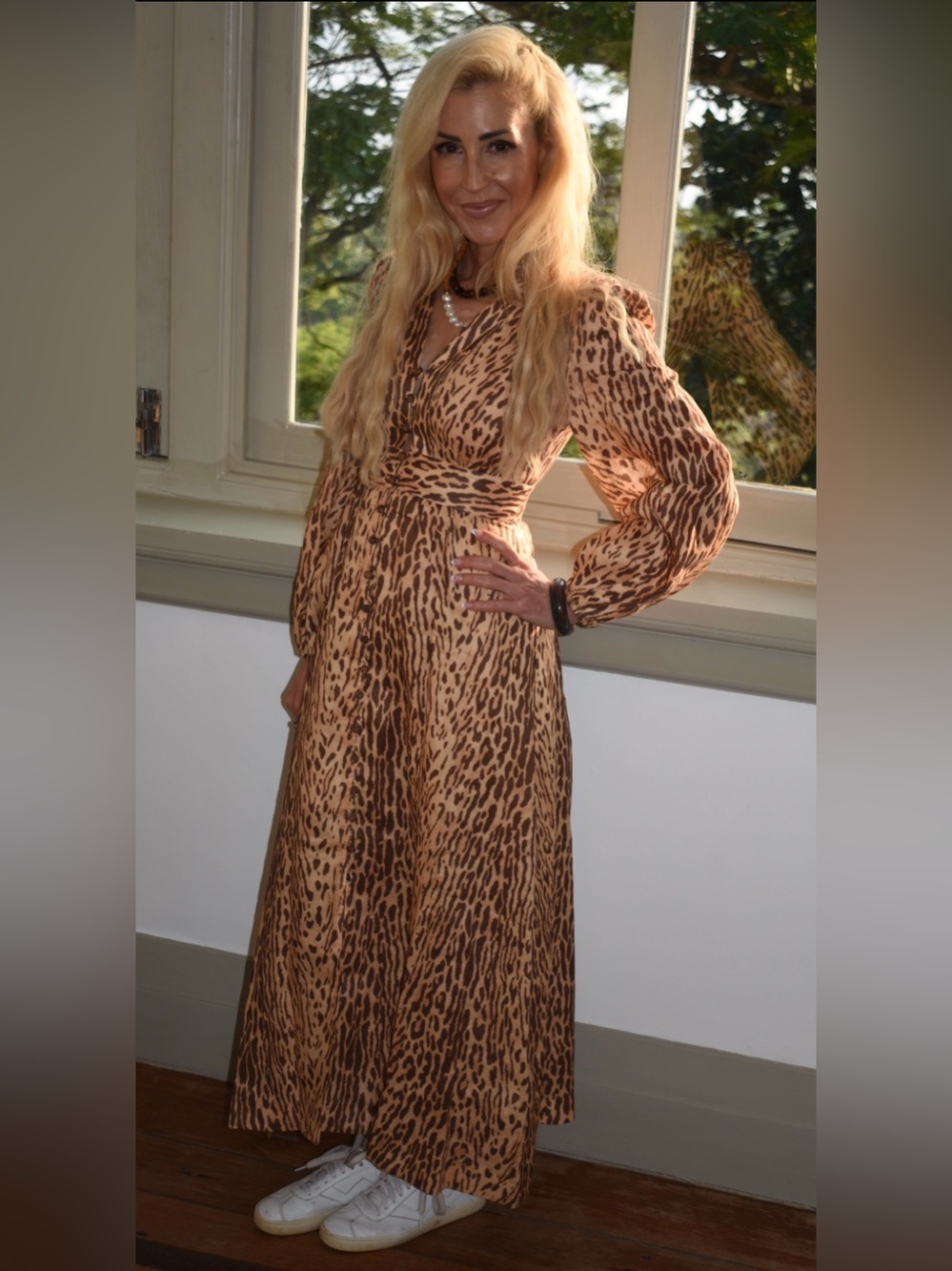 ZIMMERMANN
Cascadian leopard-print linen midi dress